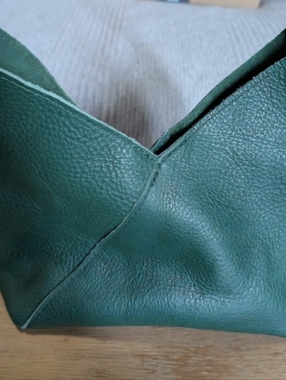 Portland Leather Forrest Bacalar Green Mini Shoulder Bag